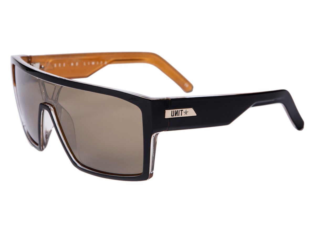 Unit Command Polarised Sunglasses - Black-Gold