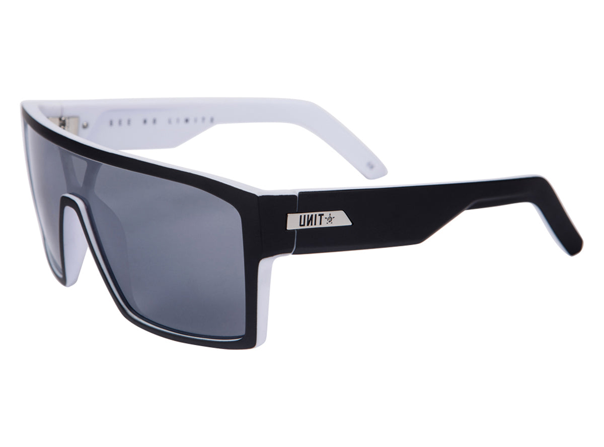 Unit Command Polarised Sunglasses - Matt Black-White