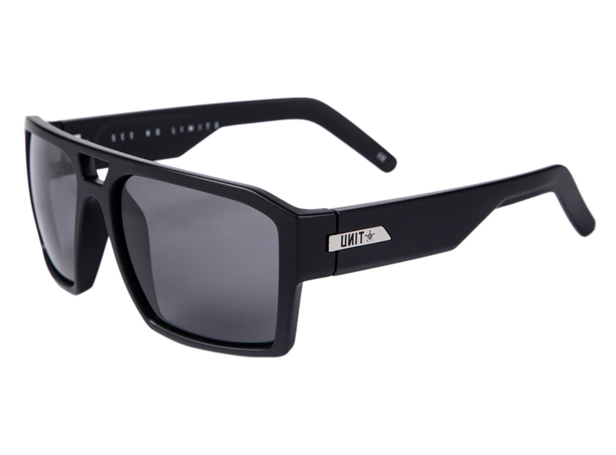 Unit Vault Polarised Sunglasses - Matt Black